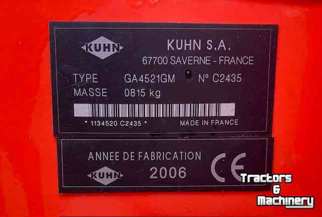 Schwader Kuhn GA 4521 GM