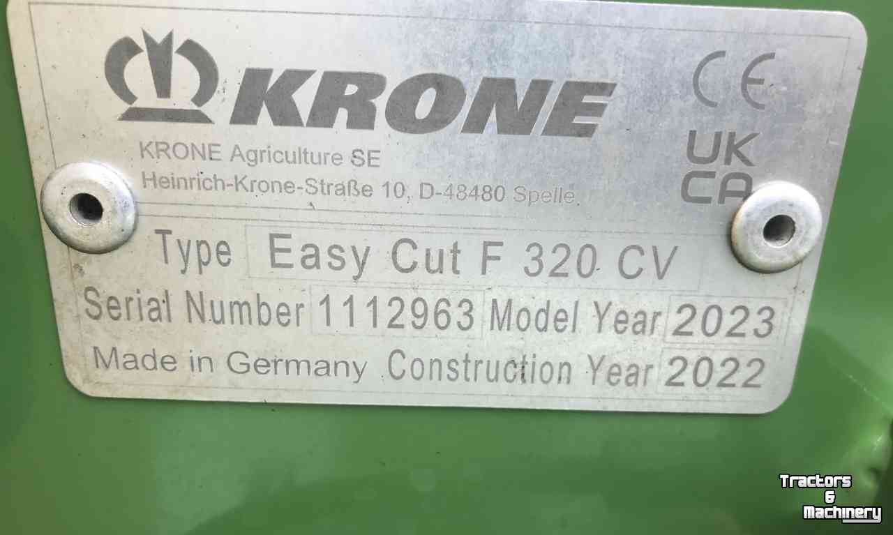 Mähwerk Krone EC F 320 CV