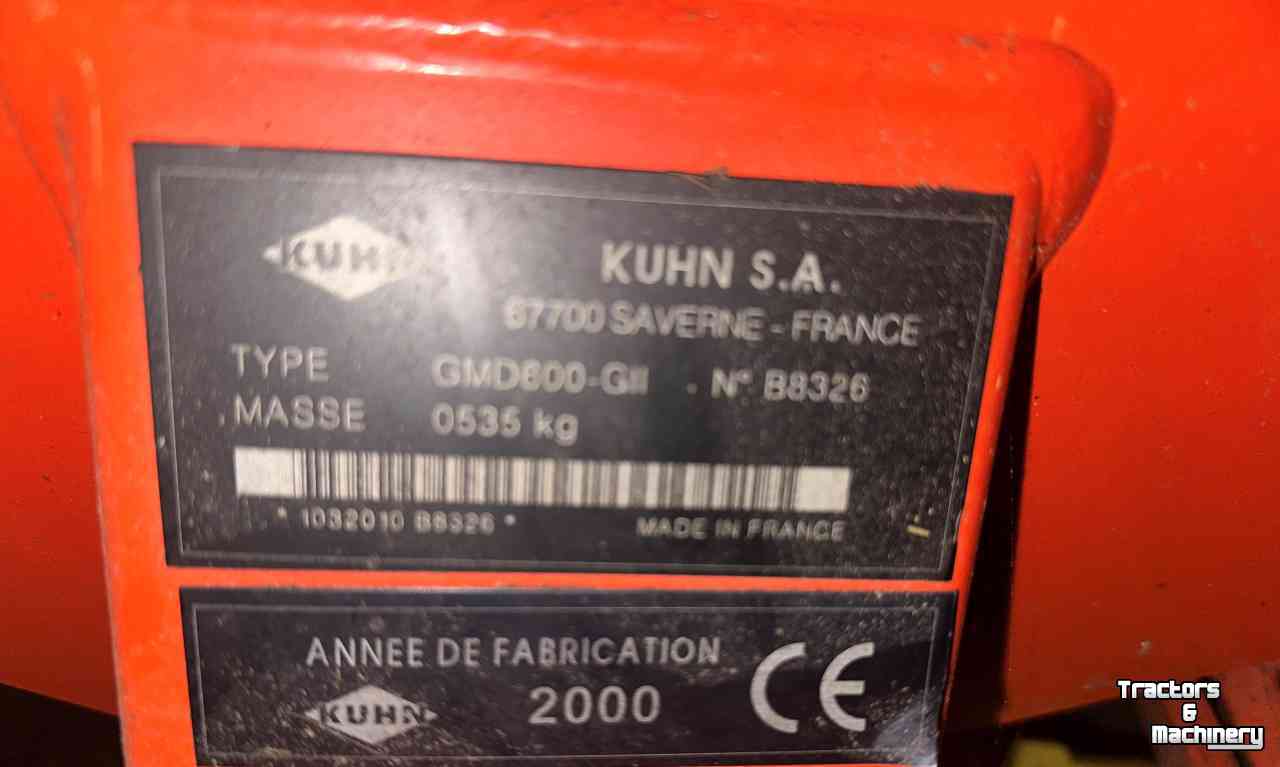 Mähwerk Kuhn GMD600 GII