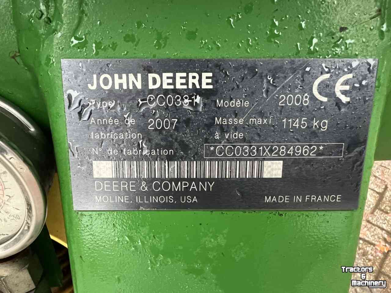 Mähwerk John Deere 331