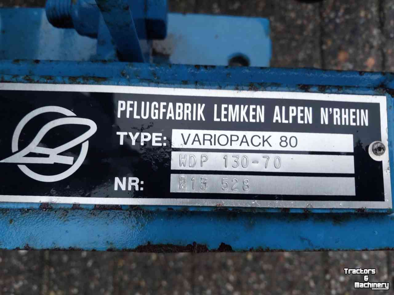 Untergrundpacker Lemken Variopack 80 met 45 graden  ringen
