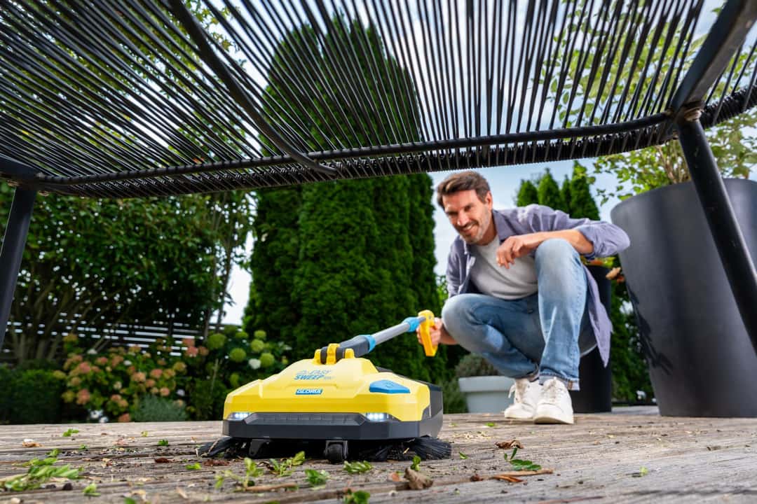 Akku-Kehrsystem EasySweep 18V für Innen- und Außen