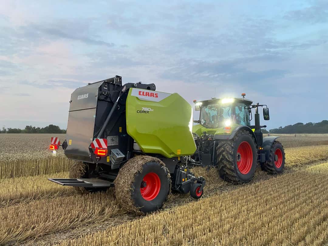 Claas stellt neue Rundballenpresse Cerex 780 RC vor