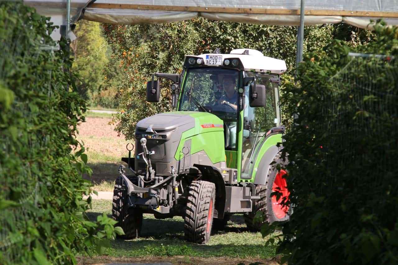 Fendt e107 V Vario: Voll-Elektrisch in die Plantage