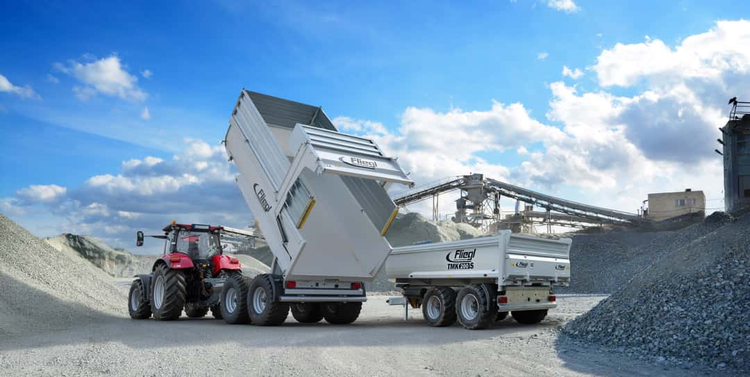 Fliegl stärkt TMK 200 S Jumbo für schwere Einsätze Fliegl stärkt TMK 200 S Jumbo für schwere Einsätze