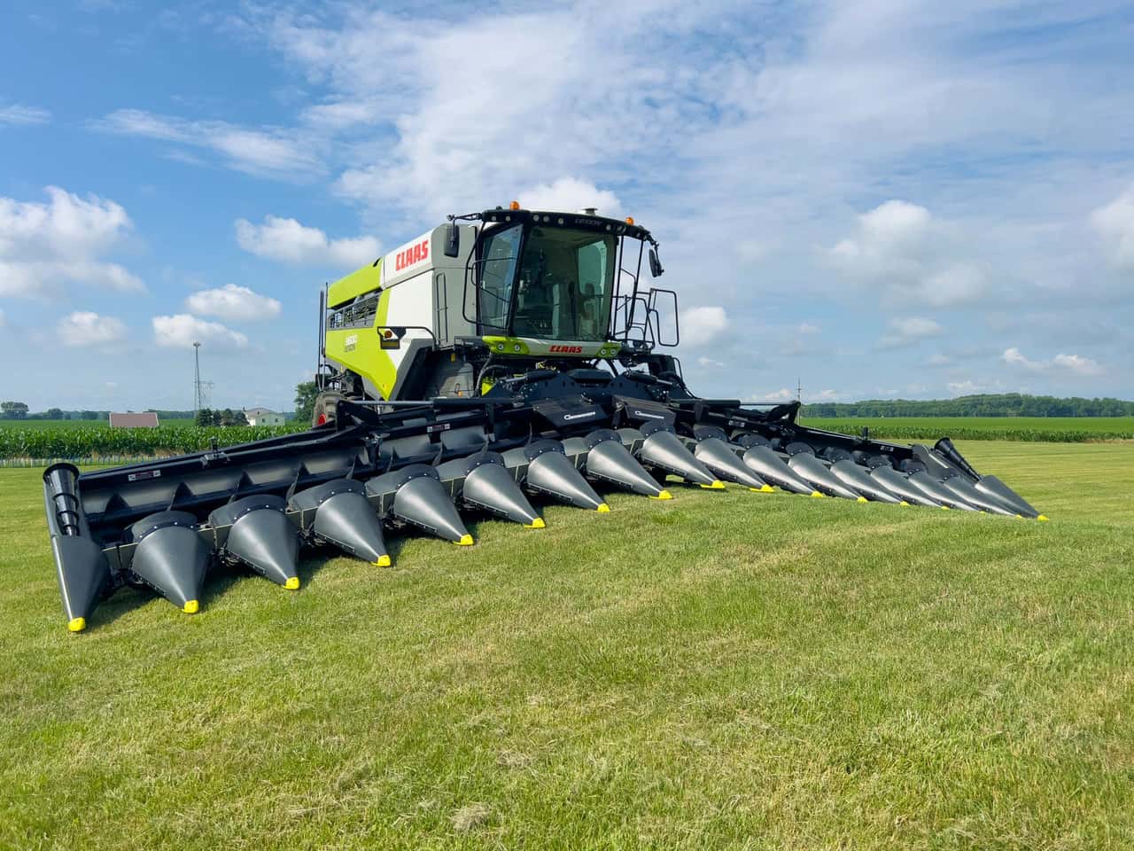 Geringhoff stellt Adaptive Flex Technology beim Maisvorsatz vor