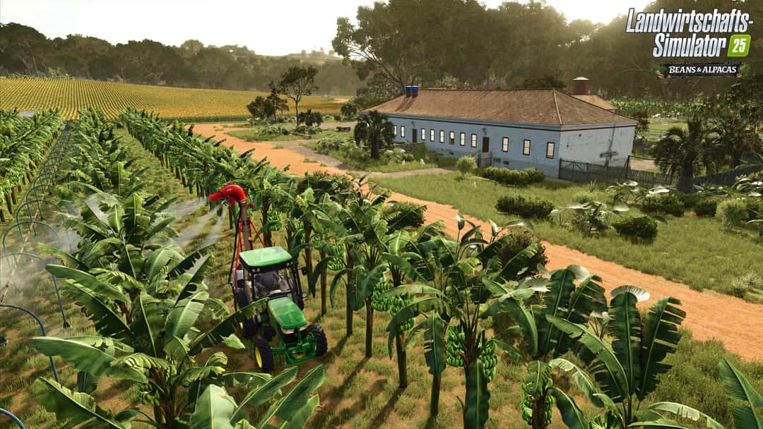 Kaffee und Alpakas im Landwirtschafts-Simulator 25