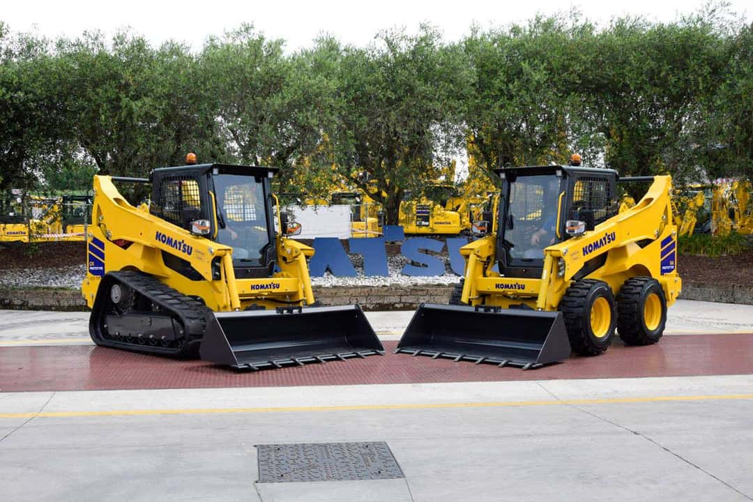 Komatsu präsentiert zwei neue Kompaktlader