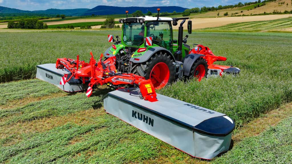 Kuhn bietet Nachrüst-Isobus-Steuerung für Mähkombinationen an