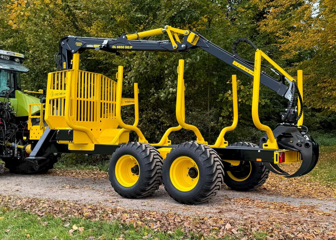 Oehler ergänzt Holzrückewagen OL THK 120 D um Aufbauoptionen