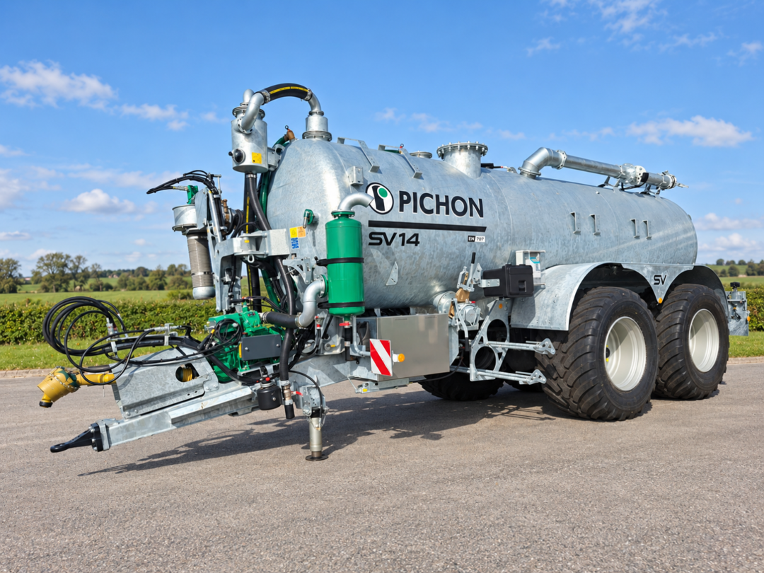 Pichon erweitert seine SV-Güllefassbaureihe um die neuen Modelle SV10R und SV14 Pichon erweitert seine SV-Güllefassbaureihe um die neuen Modelle SV10R und SV14