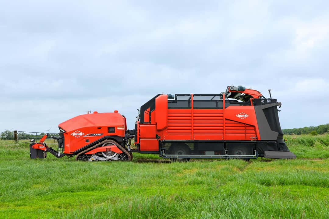 Prototyp gesichtet: Kuhn erweitert Anbaugeräte für Karl Prototyp gesichtet: Kuhn erweitert Anbaugeräte für Karl