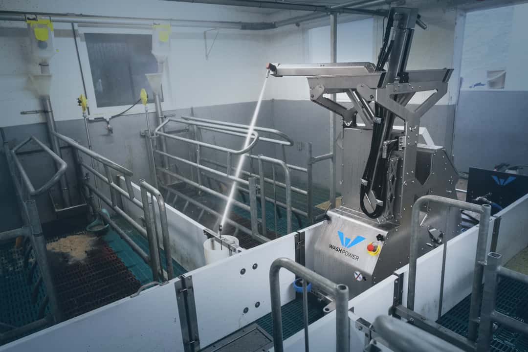 Washpower ProCleaner X150: Wäscht mit zwei Armen und Hinderniserkennung Washpower ProCleaner X150: Wäscht mit zwei Armen und Hinderniserkennung