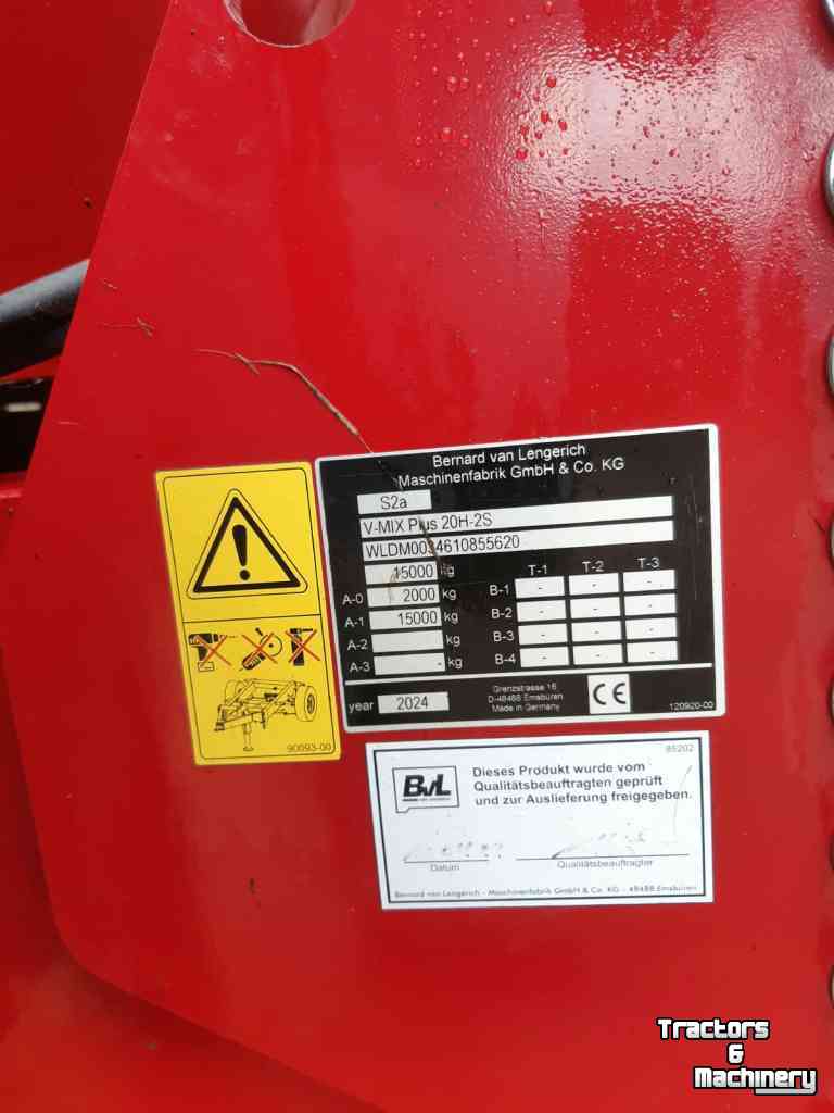 Futtermischwagen Vertikal BVL V-mix plus 20H-2S