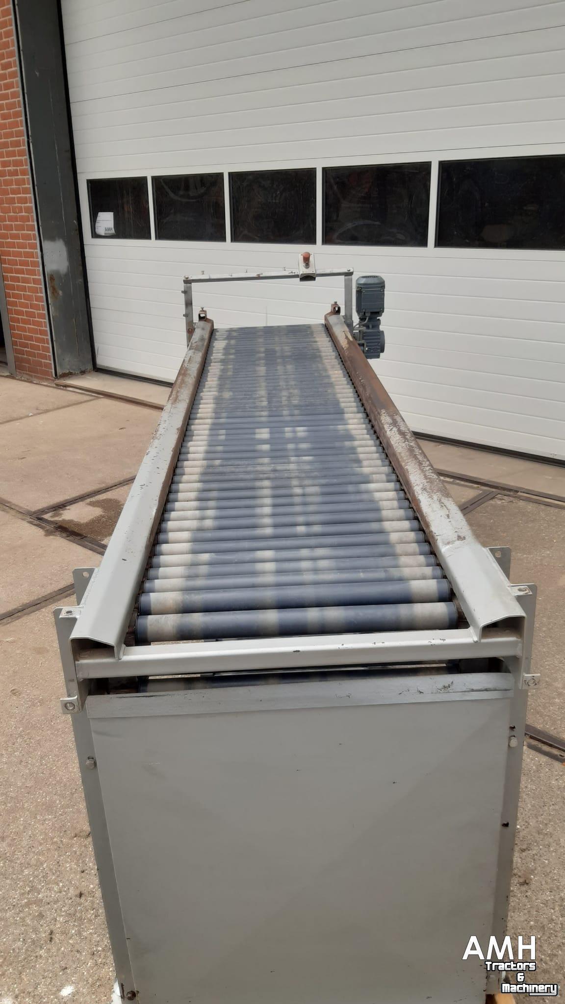 Sortiermaschine Grisnich Rollenleestafel 3050x600 ROLLENLEESTAFEL ROLLER INSPECTION BELT ROLLENVERLESETISCH