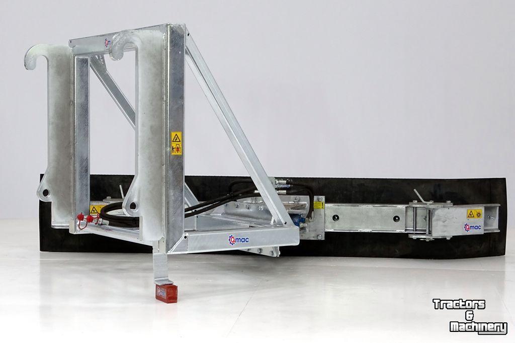Gummi-Schieber Qmac 240 HYDR SCHUIN + HOEK JCB Q-FIT