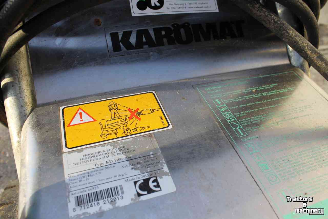 Hochdruckreiniger Kalt / Warm  Karömat KD1100-200 koudwater hogedrukreiniger hogedrukspuit