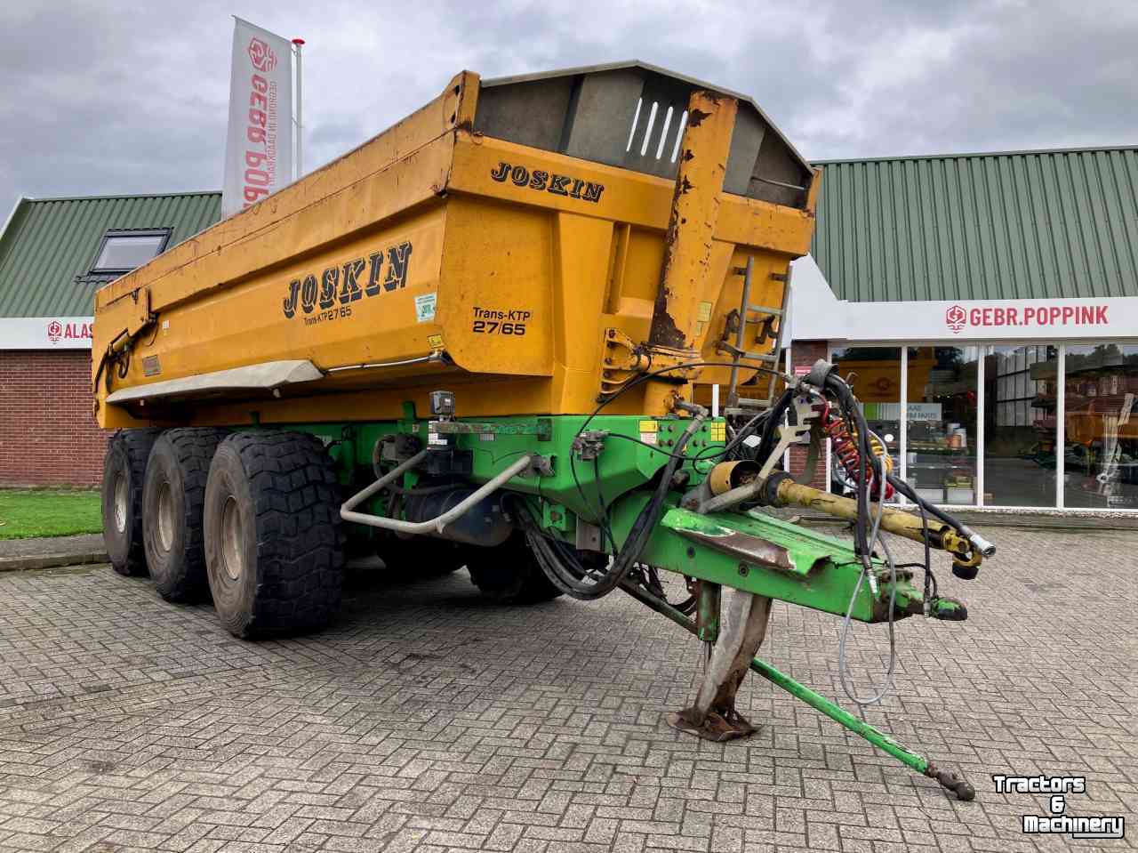 Erdbau-kipper Joskin Tridem trans-KPT 27/65