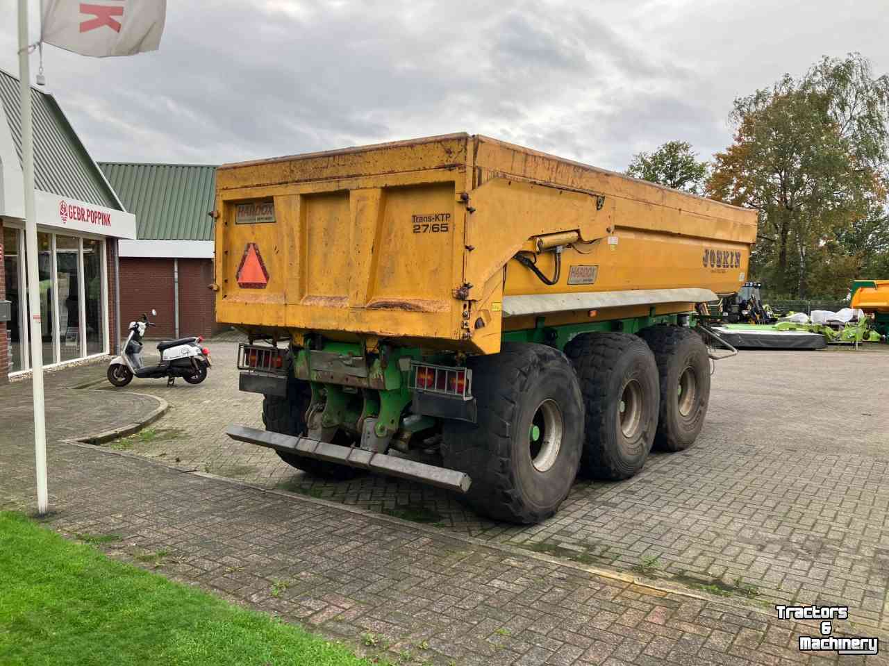 Erdbau-kipper Joskin Tridem trans-KPT 27/65