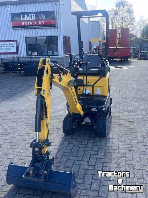 Minibagger New Holland E12D minikraan incl 3 bakken