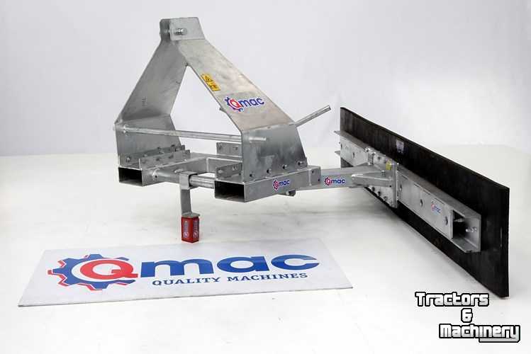 Gummi-Schieber Qmac Modulo rubber erfschuif vloerschuif straatschuif 3-punt vorken
