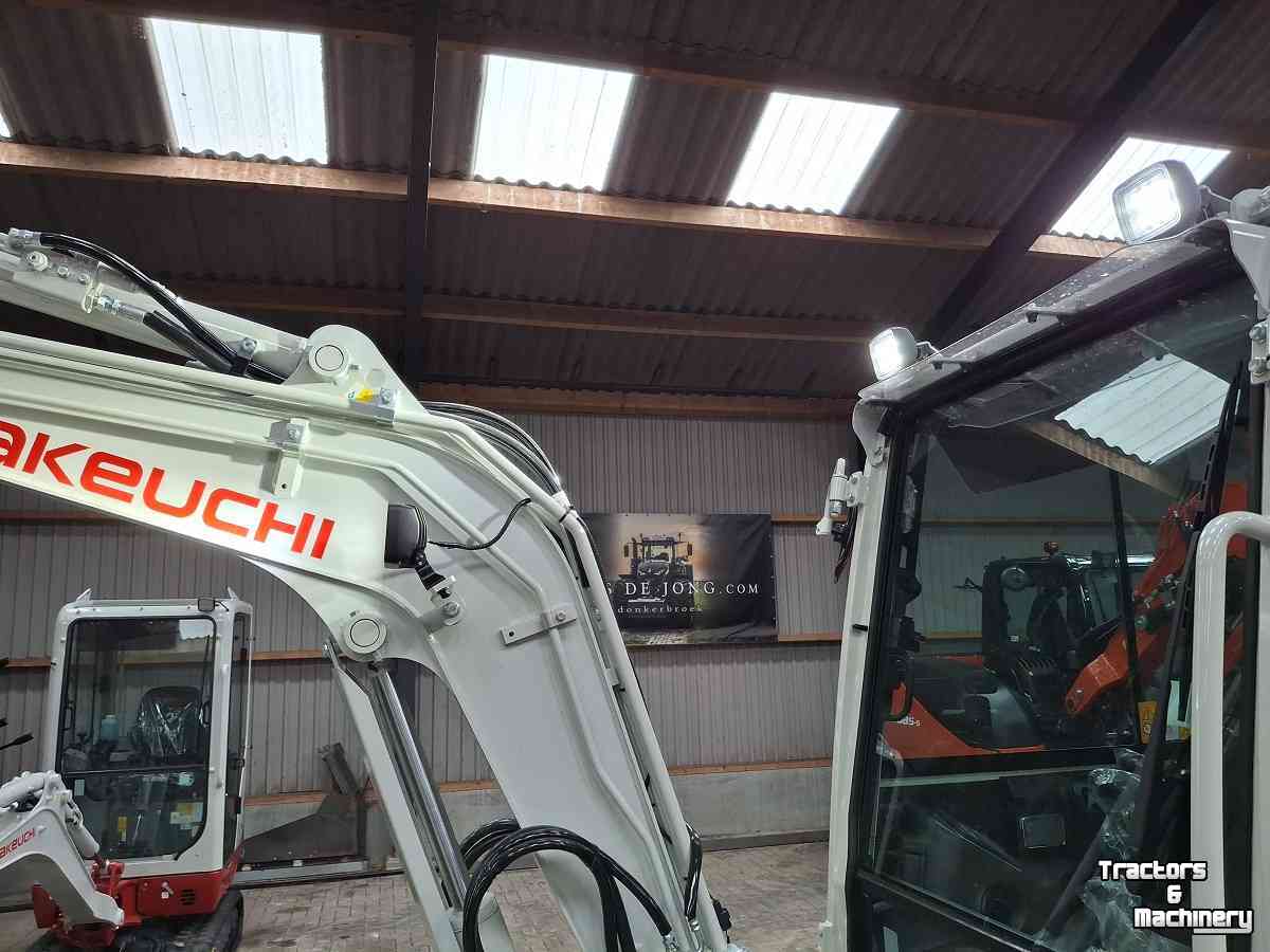 Minibagger Takeuchi TB230, minigraver, minikraan, BJ2026, Nieuw!