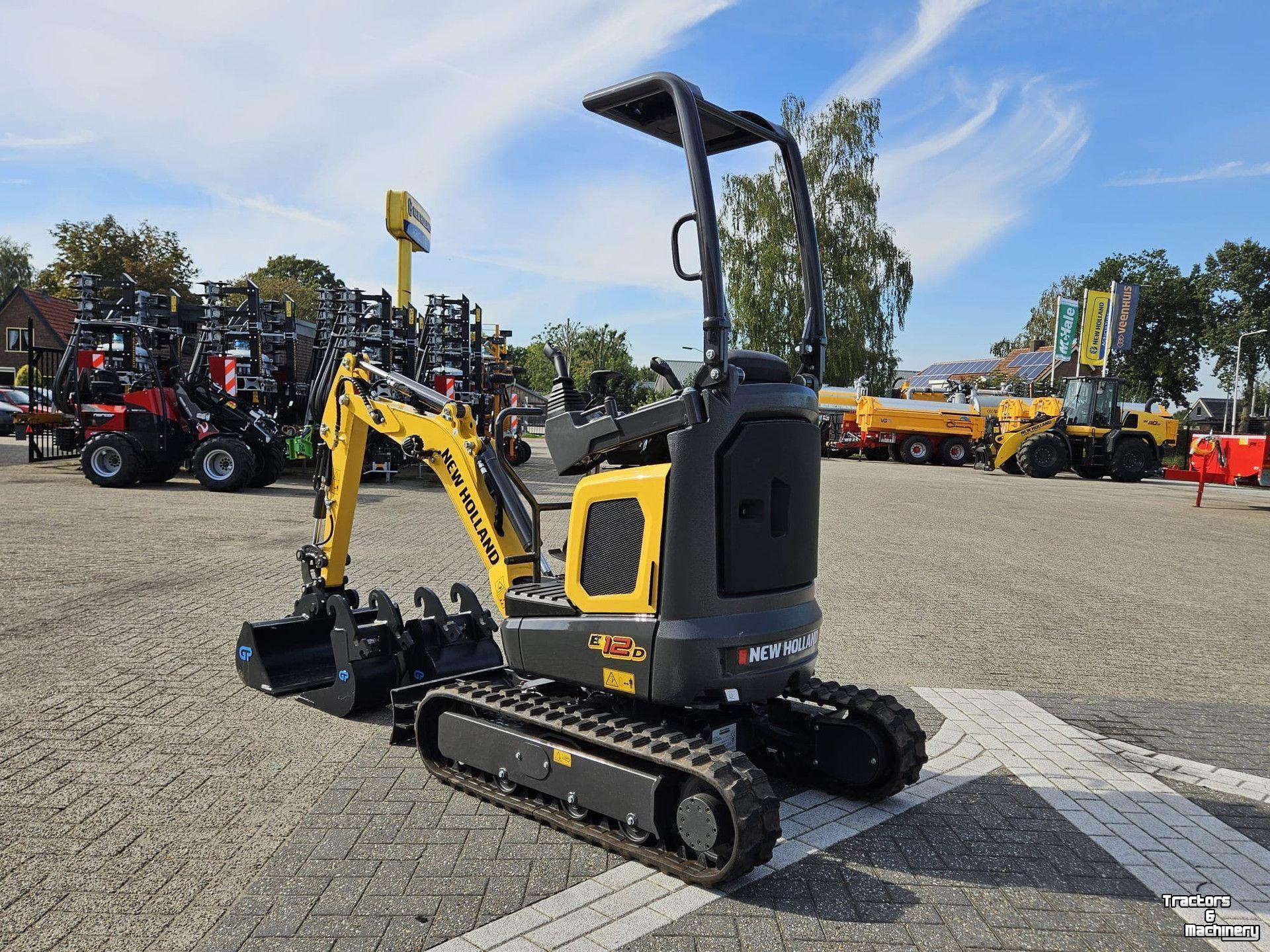 Minibagger New Holland E12D Rops