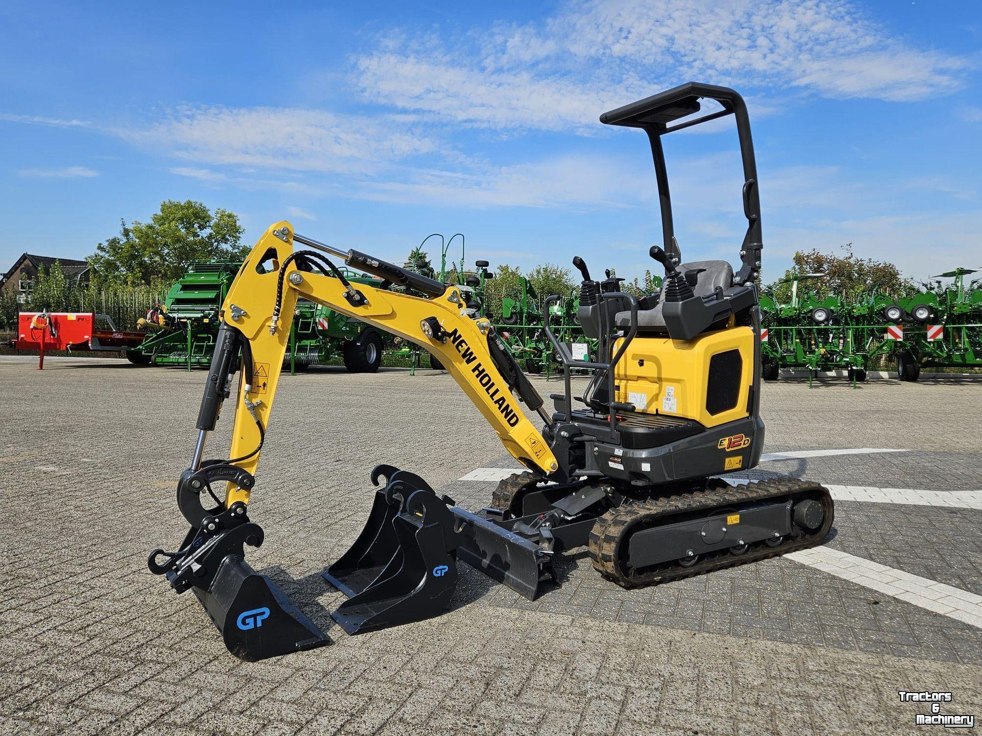 Minibagger New Holland E12D Rops
