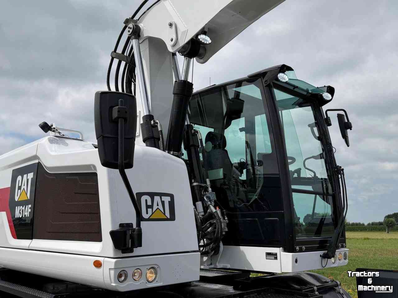 Mobilbagger Caterpillar Cat M314F - Engcon  Mobiele graafmachine Midejo