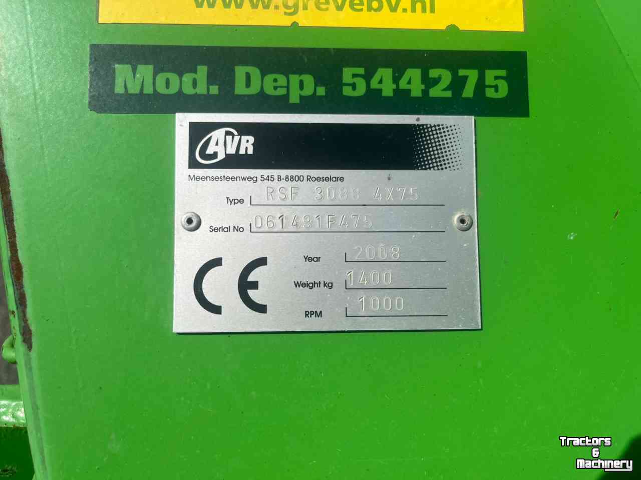 Dammfräse AVR RSF 4x75