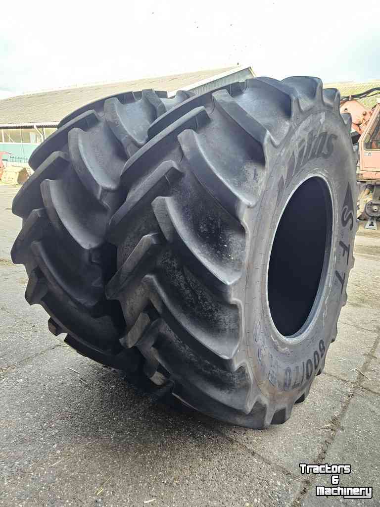 Räder, Reifen, Felgen & Distanzringe Mitas 800/70R38 SFT. 58 mm profiel!