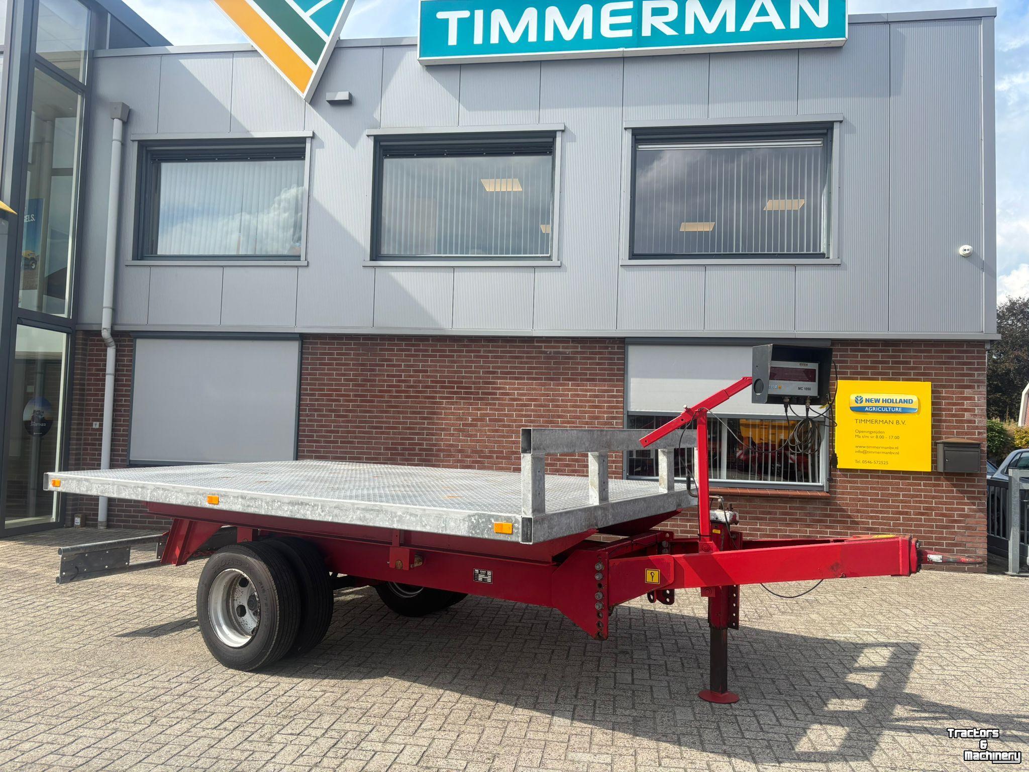 Kipper  Plattewagen met weeginrichting