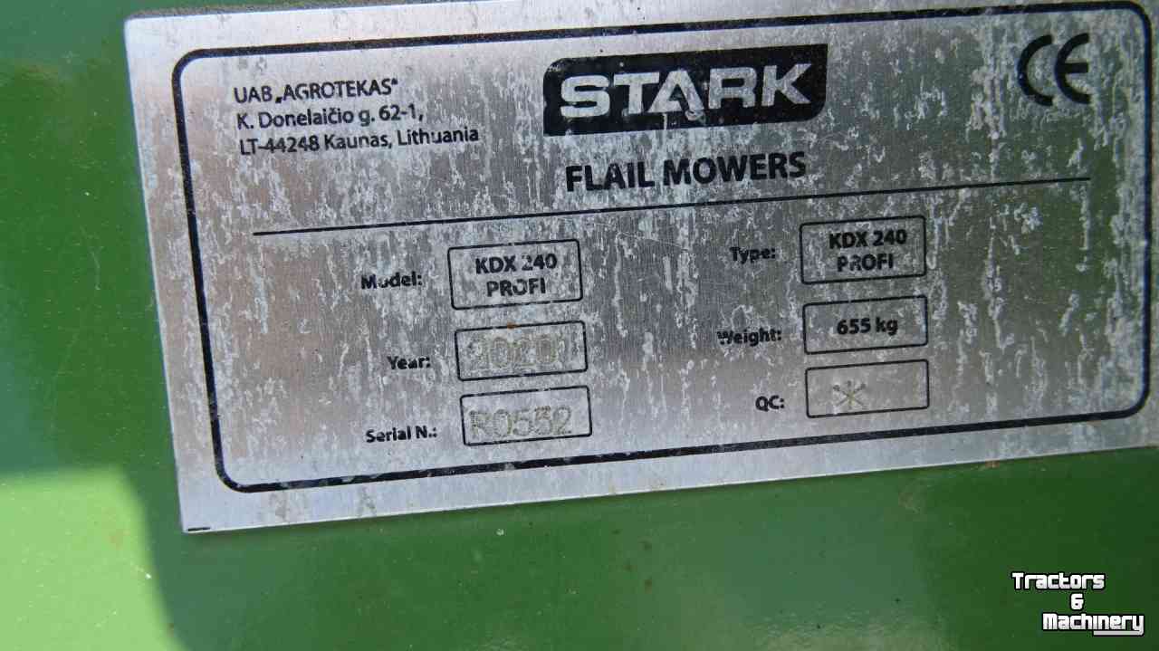 Schlegelmulchgeräte  Strak KDX 240 profi