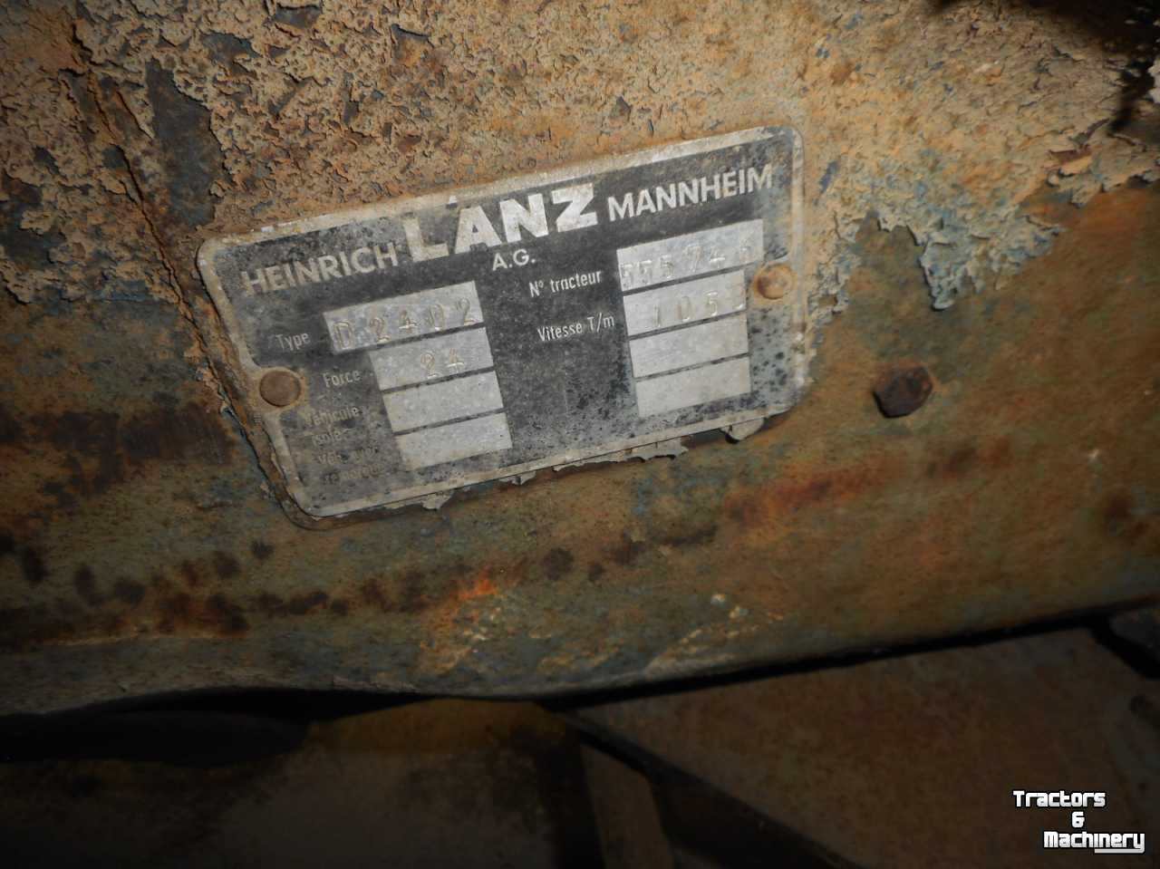Schlepper / Traktoren Lanz-Bulldog D2402