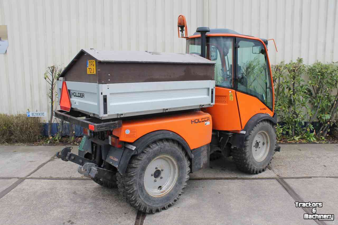 Gartentraktoren Holder M480 werktuigdrager speciale smalspoortrekker kniktrekker Deutz motor