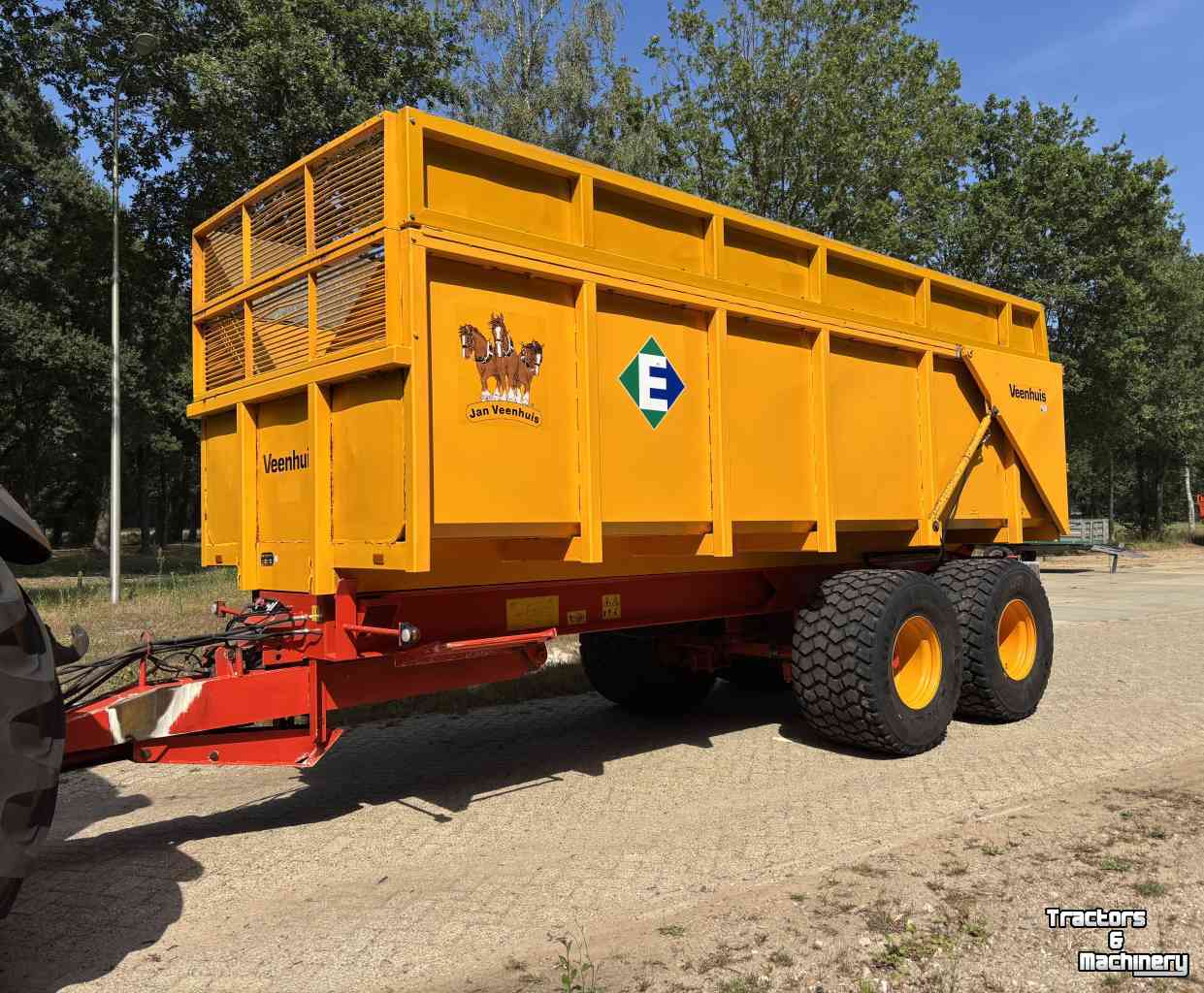 Kipper Veenhuis 15000 kieper kipper silage bagger