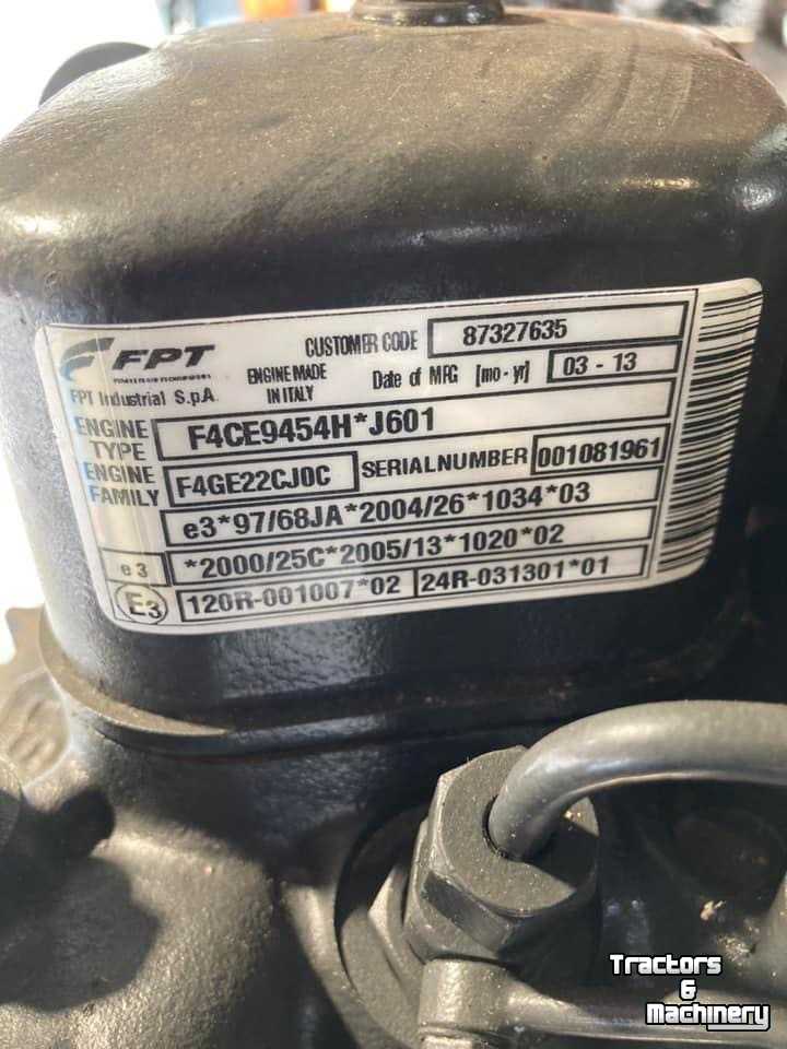 Motor New Holland FPT 4 cilinder