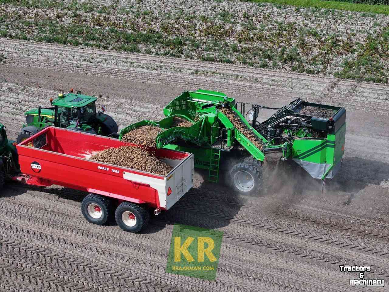 Kartoffelroder AVR Spirit 9200i Aardappelrooier Demo