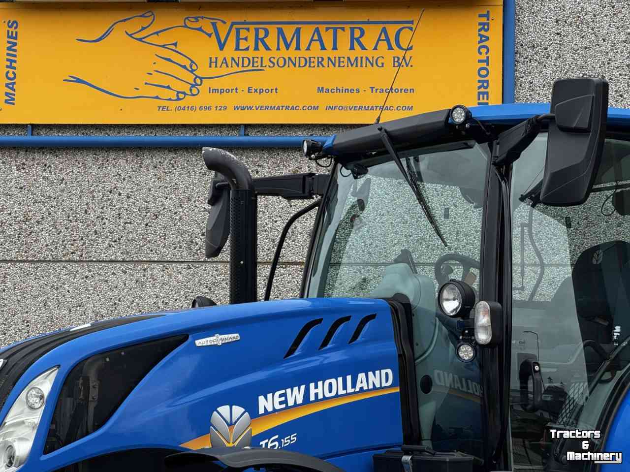 Schlepper / Traktor New Holland T6.155AC vario 40km Stage V  Fronthef vol geveerd 2091u