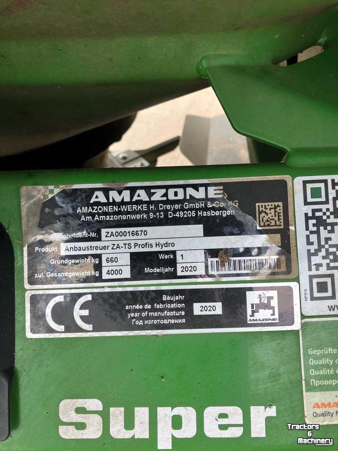 Düngerstreuer Amazone ZA TS 2600 Profis Hydro