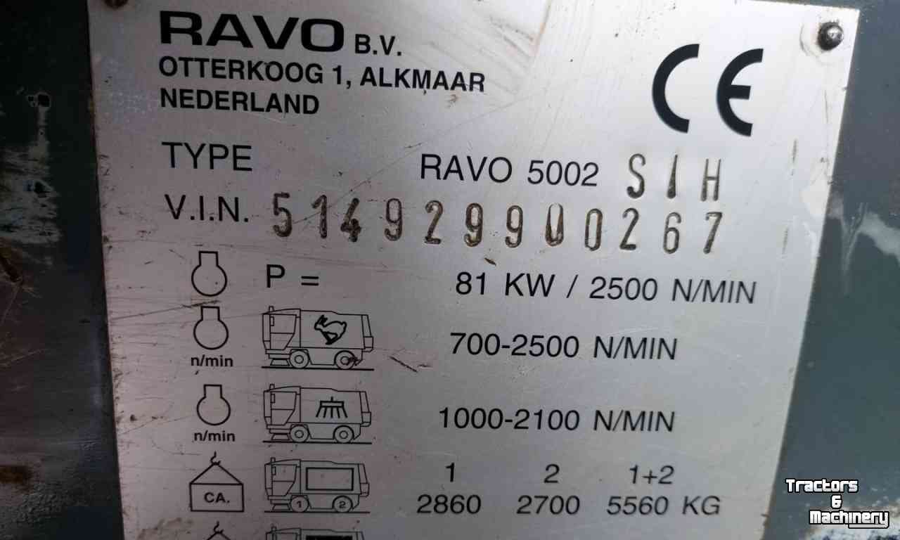 Kehrmaschine Ravo 5002 Veegzuigwagen / Veegmachine