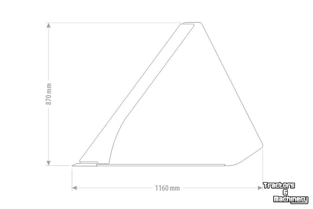 Ladeschaufeln Qmac XL Grondbak 180 HD MINI- 920 L