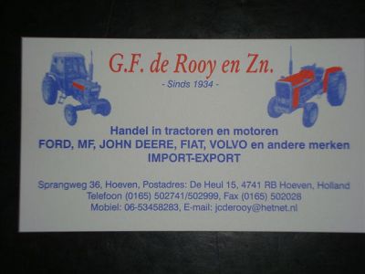Schlepper / Traktoren Ford inkoop en verkoop van gebruikte tractoren en motoren