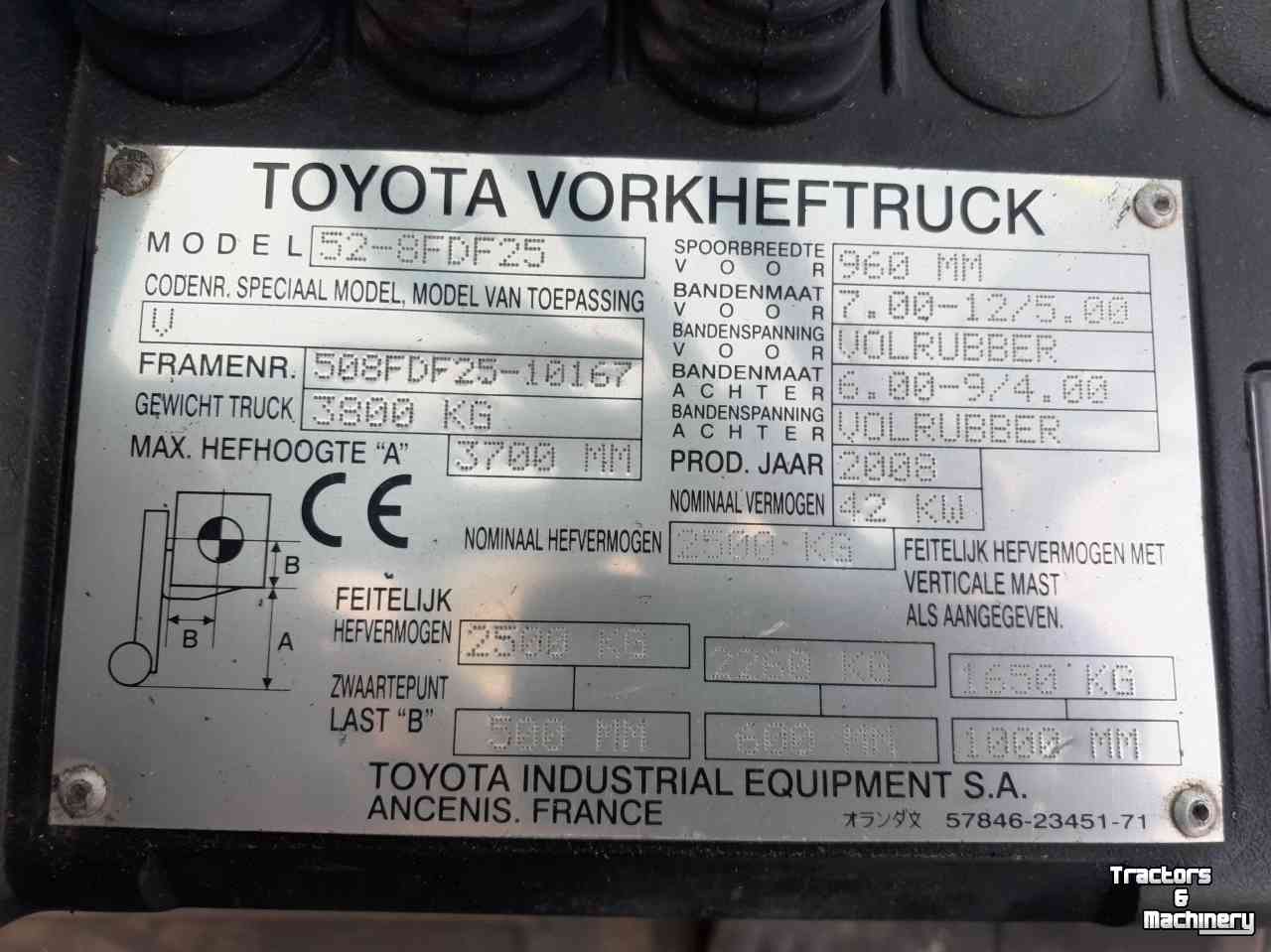 Gabelstapler  Toyota Diesel Heftruck