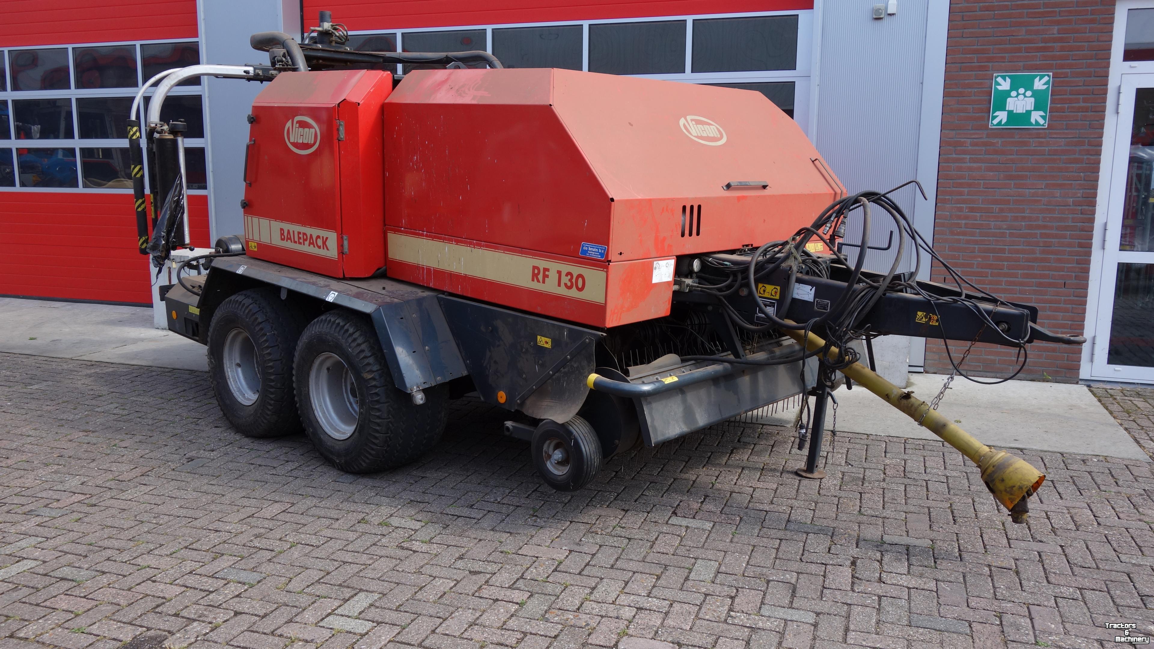Pressen Vicon VICON RF130 RONDEBALENPERS-WIKKELCOMBI