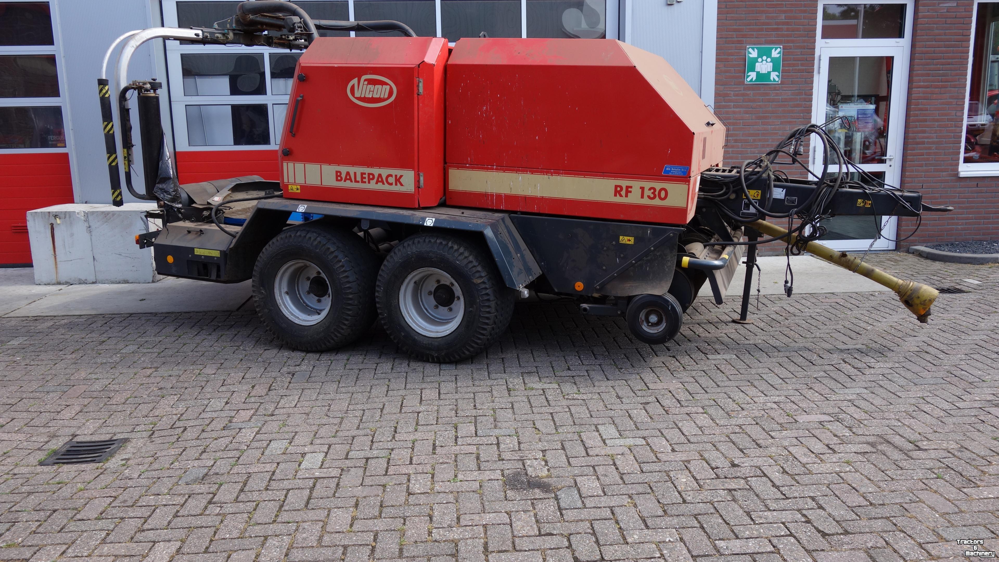 Pressen Vicon VICON RF130 RONDEBALENPERS-WIKKELCOMBI