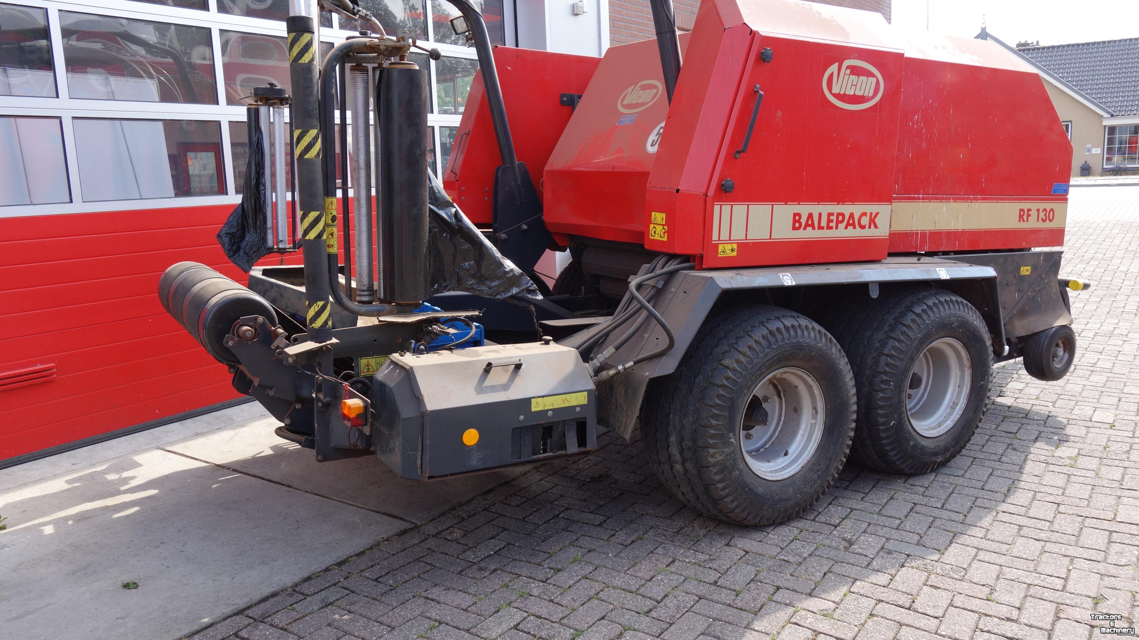 Pressen Vicon VICON RF130 RONDEBALENPERS-WIKKELCOMBI