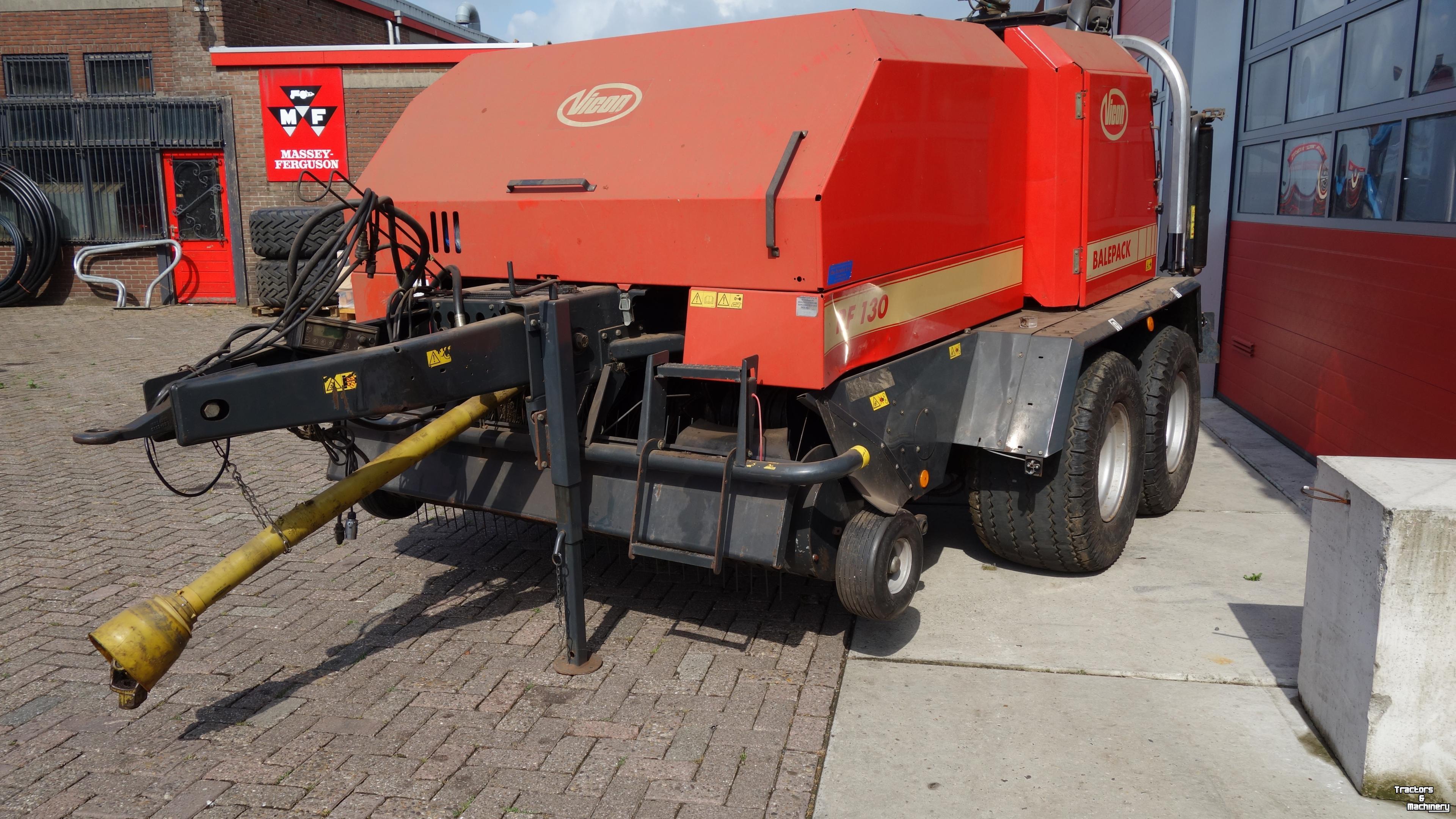Pressen Vicon VICON RF130 RONDEBALENPERS-WIKKELCOMBI