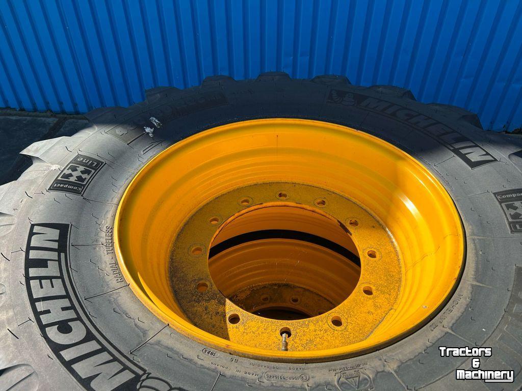 Räder, Reifen, Felgen & Distanzringe Michelin 4x XMCL 480/80R26 JCB 12g.