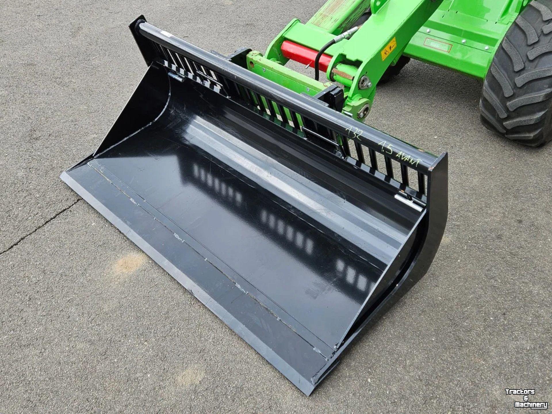 Gesteinlöffels Avant Puinbak 147 cm met inlegvel
